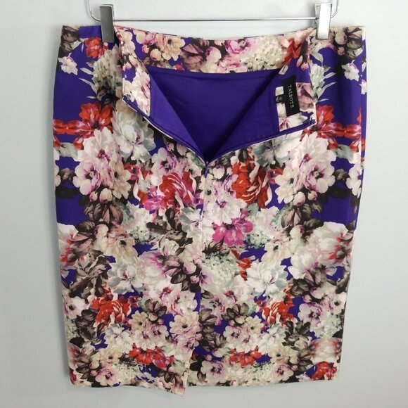 Talbots Floral Pencil Skirt 12 - Picture 6 of 8